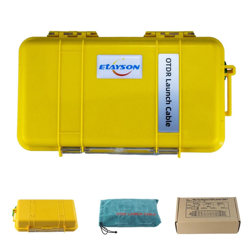 TEAYASON OTDR Launch Cable Box G652D 1km Fiber Cable, Single Mode 1310/1550nm, OTDR Dead Zone Eliminator Box Fiber Length 1000 Meters (SC/UPC-SC/UPC) - Image 4